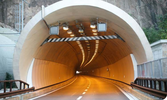 رنگ آمیزی جداول و تونل های شهری